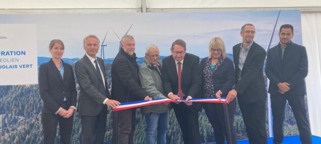 Inauguration officielle du parc éolien du Beaujolais Vert